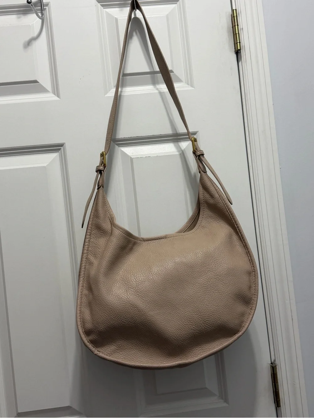 Antik Kraft Classic Pebbled PU Hobo Bag with cosmetic bag